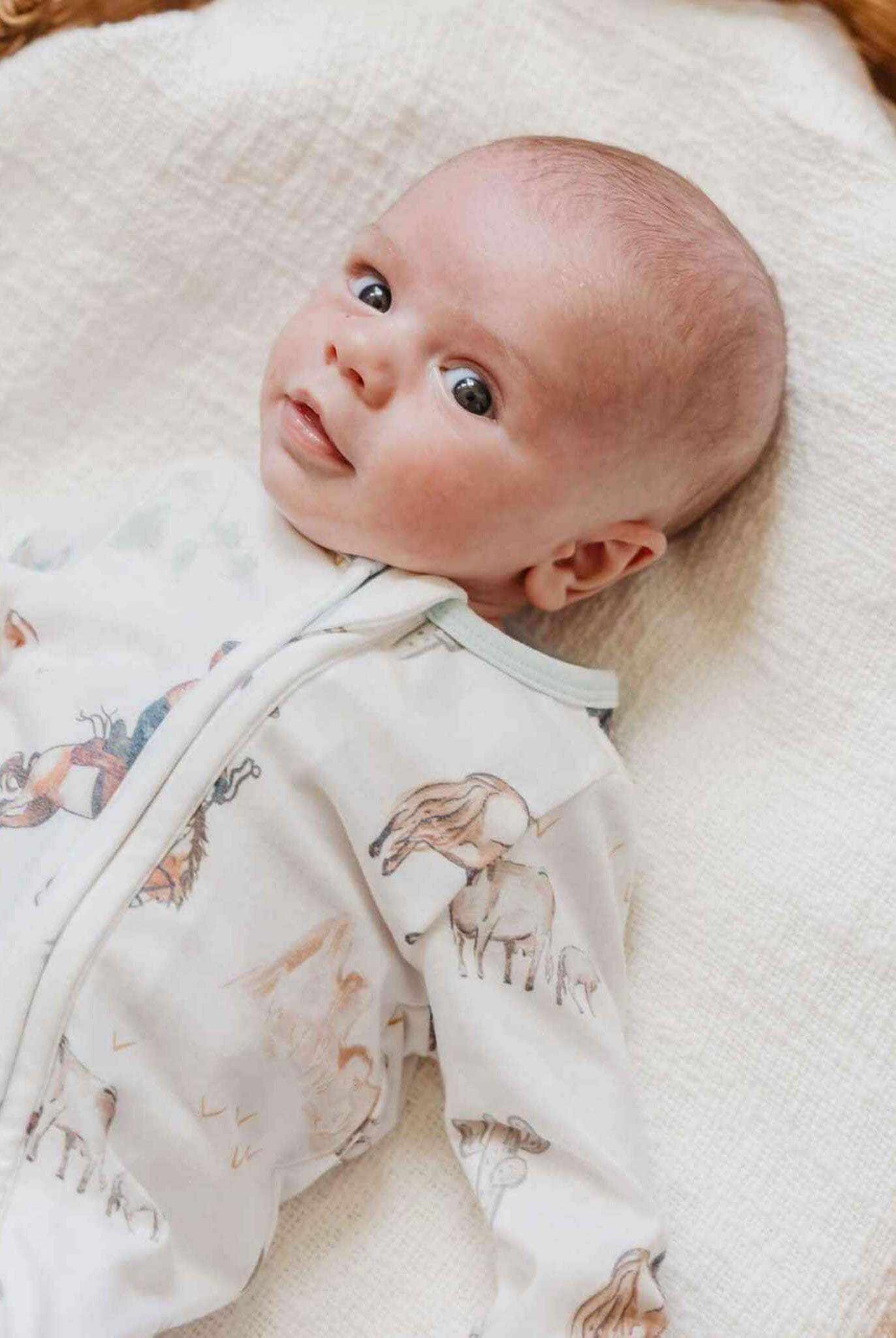 Copper Pearl: Zip-Up Footie Pajama - Boone-12- Baby/Kids/Men-Copper Pearl-Usher & Co - Women's Boutique Located in Atoka, OK and Durant, OK