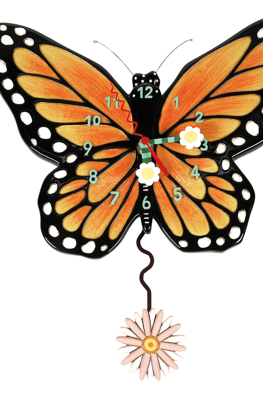 ALLEND: Spread Your Wings Clock-11- Gift/Home-Enesco-Usher & Co - Women's Boutique Located in Atoka, OK and Durant, OK