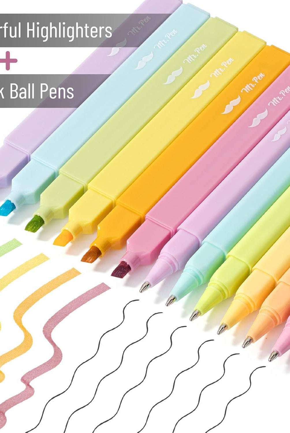 Bible Safe Pastel Highlighters Set-11- Gift/Home-Mr. Pen-Usher & Co - Women's Boutique Located in Atoka, OK and Durant, OK