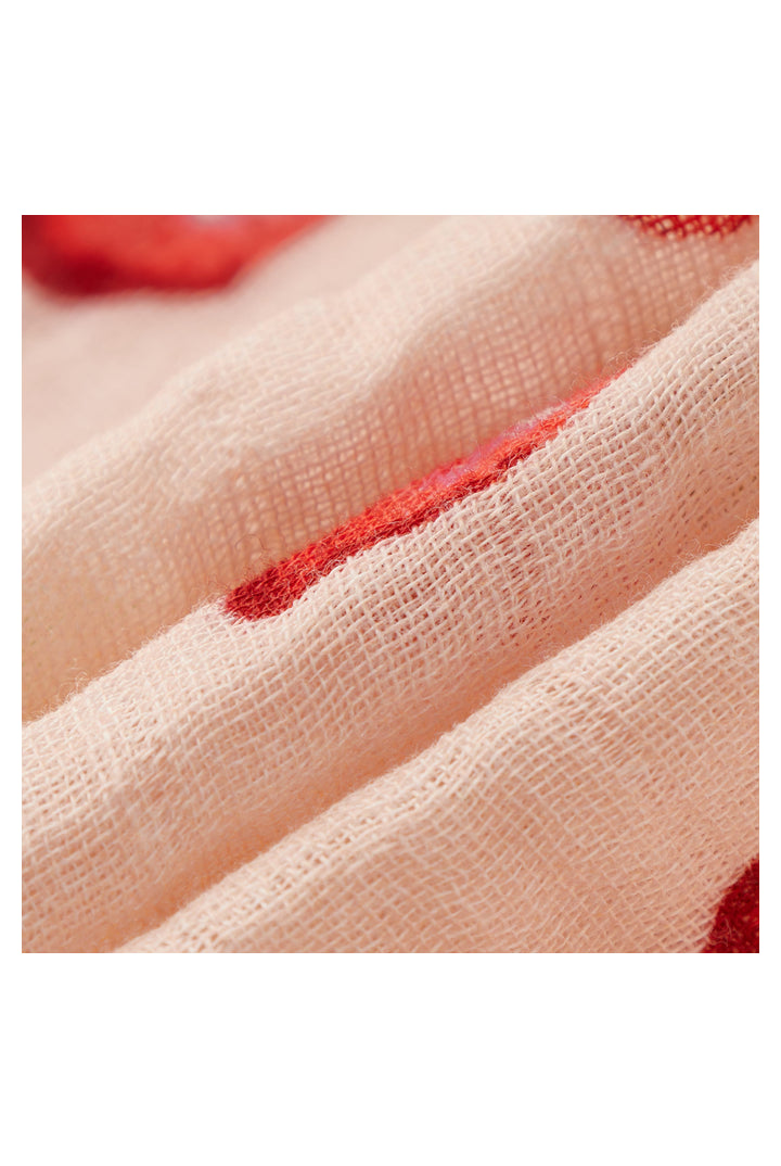 Milkbarn: Organic Cotton Swaddle - Strawberry-12- Baby/Kids/Men-Milkbarn-Usher & Co - Women's Boutique Located in Atoka, OK and Durant, OK