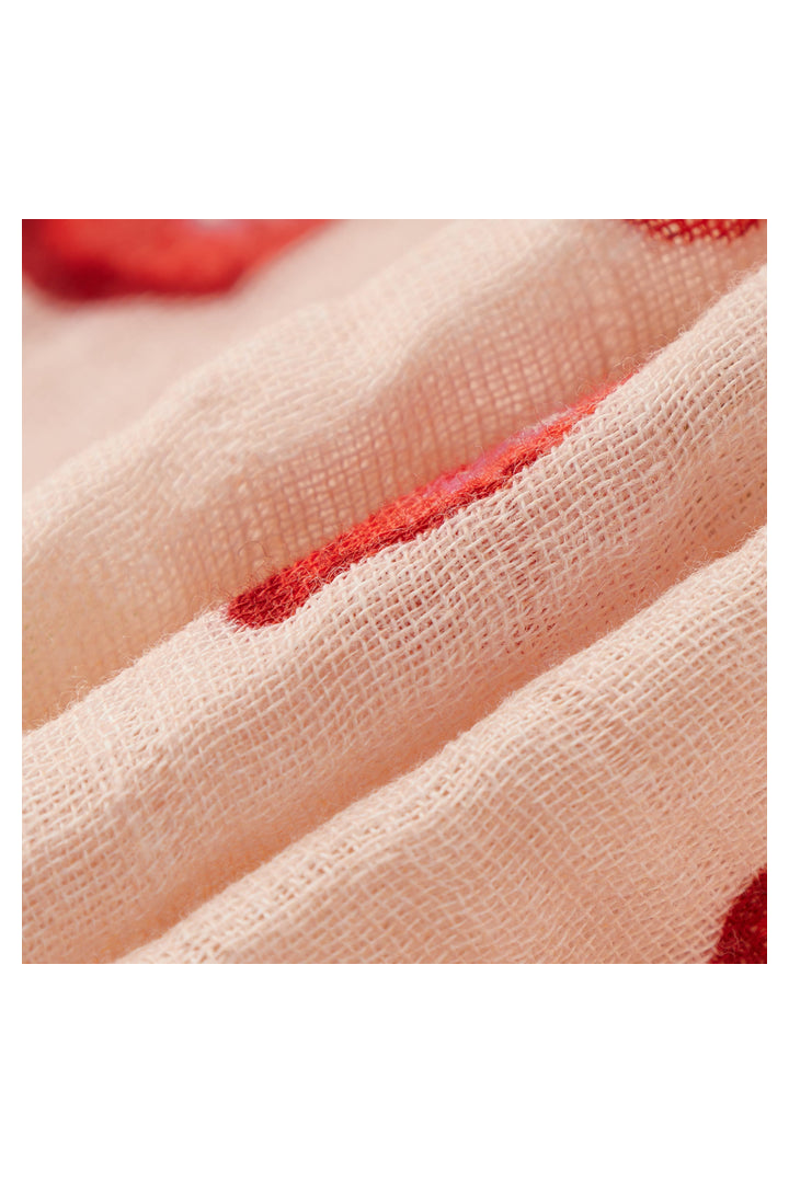 Milkbarn: Organic Cotton Swaddle - Strawberry-12- Baby/Kids/Men-Milkbarn-Usher & Co - Women's Boutique Located in Atoka, OK and Durant, OK