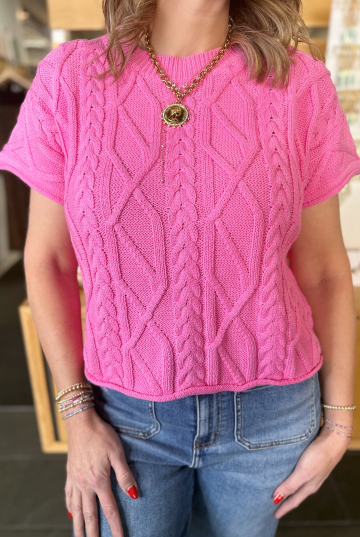Petunia Sweater-1- Tops-ENTRO-Usher & Co - Women's Boutique Located in Atoka, OK and Durant, OK