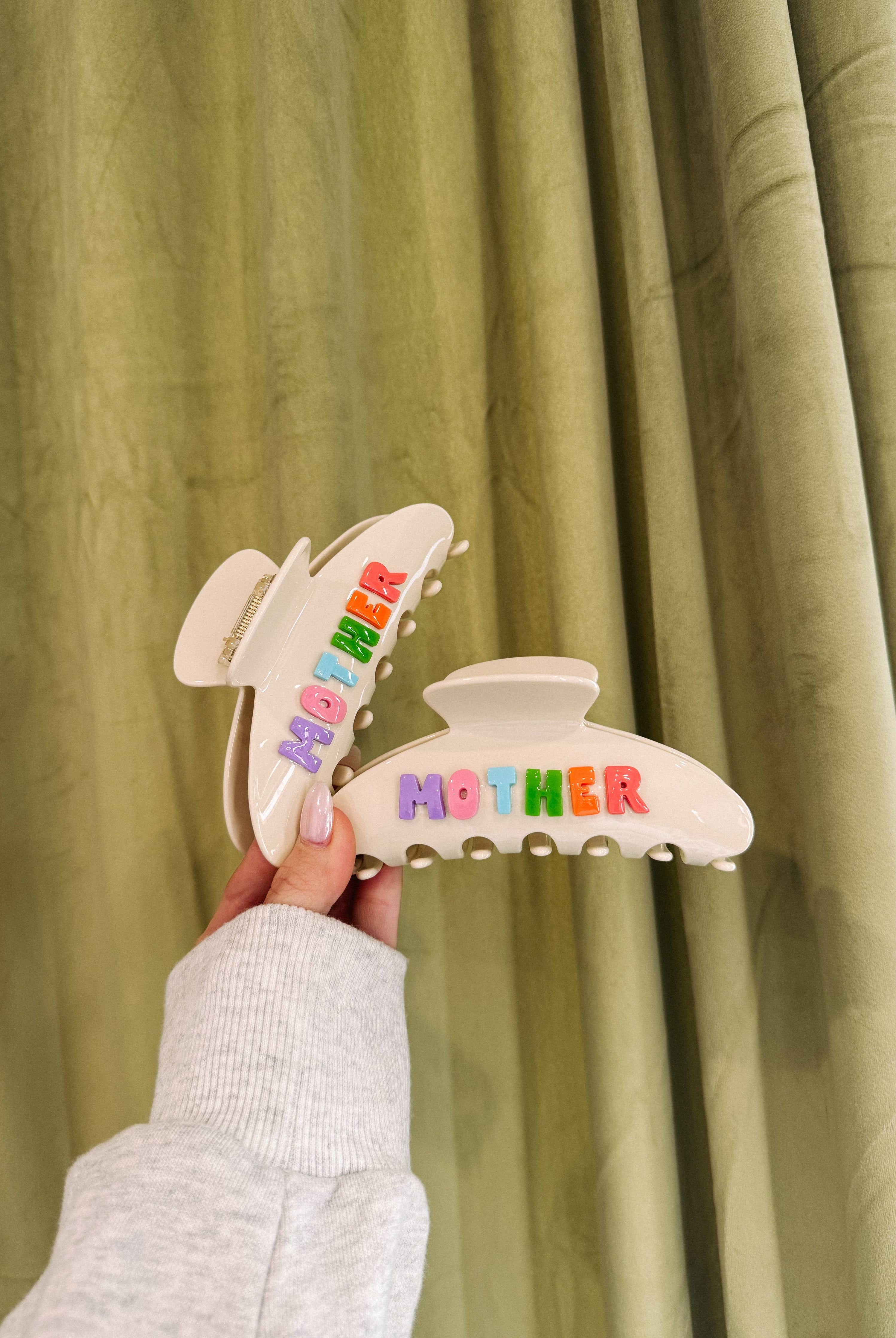 Multicolor Mother Hair Clip-8- Accessory-ETTA & EAST-Usher & Co - Women's Boutique Located in Atoka, OK and Durant, OK