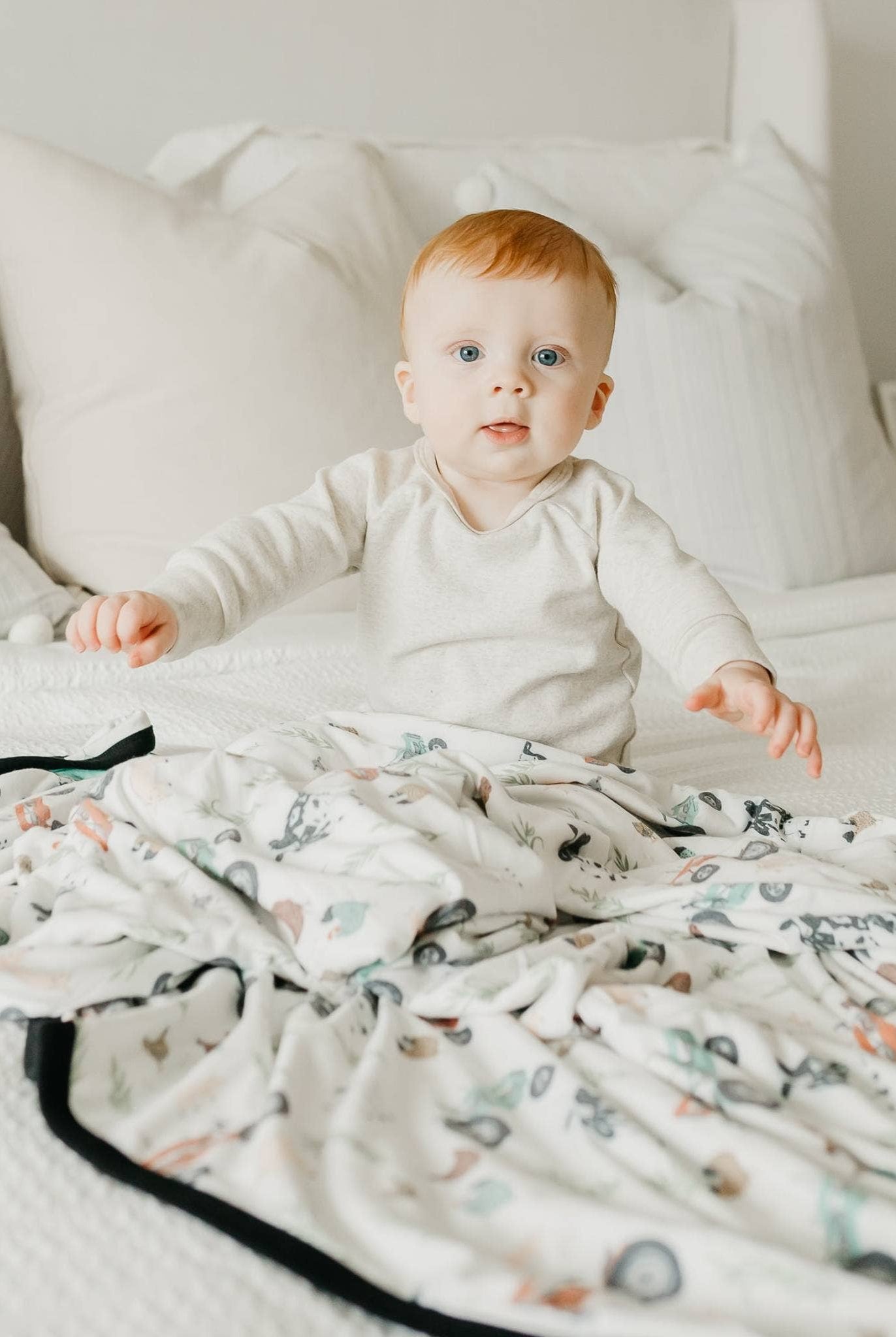 Copper Pearl: Three-Layer Quilt - Jo-12- Baby/Kids/Men-Copper Pearl-Usher & Co - Women's Boutique Located in Atoka, OK and Durant, OK