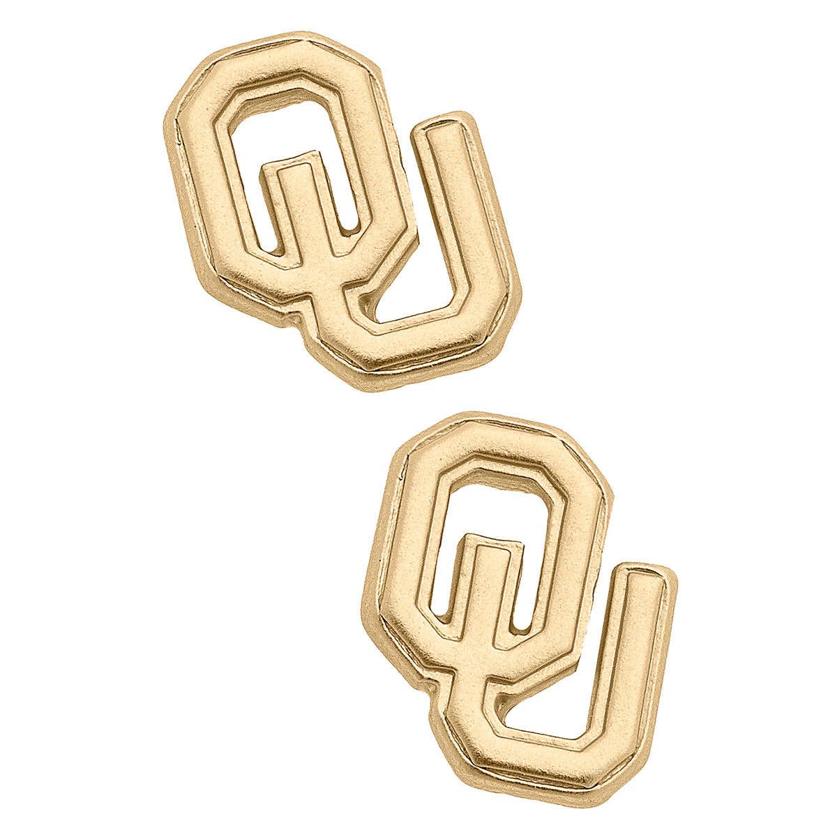 Oklahoma Sooners Earrings-7- Jewelry-Canvas Style-Usher & Co - Women's Boutique Located in Atoka, OK and Durant, OK