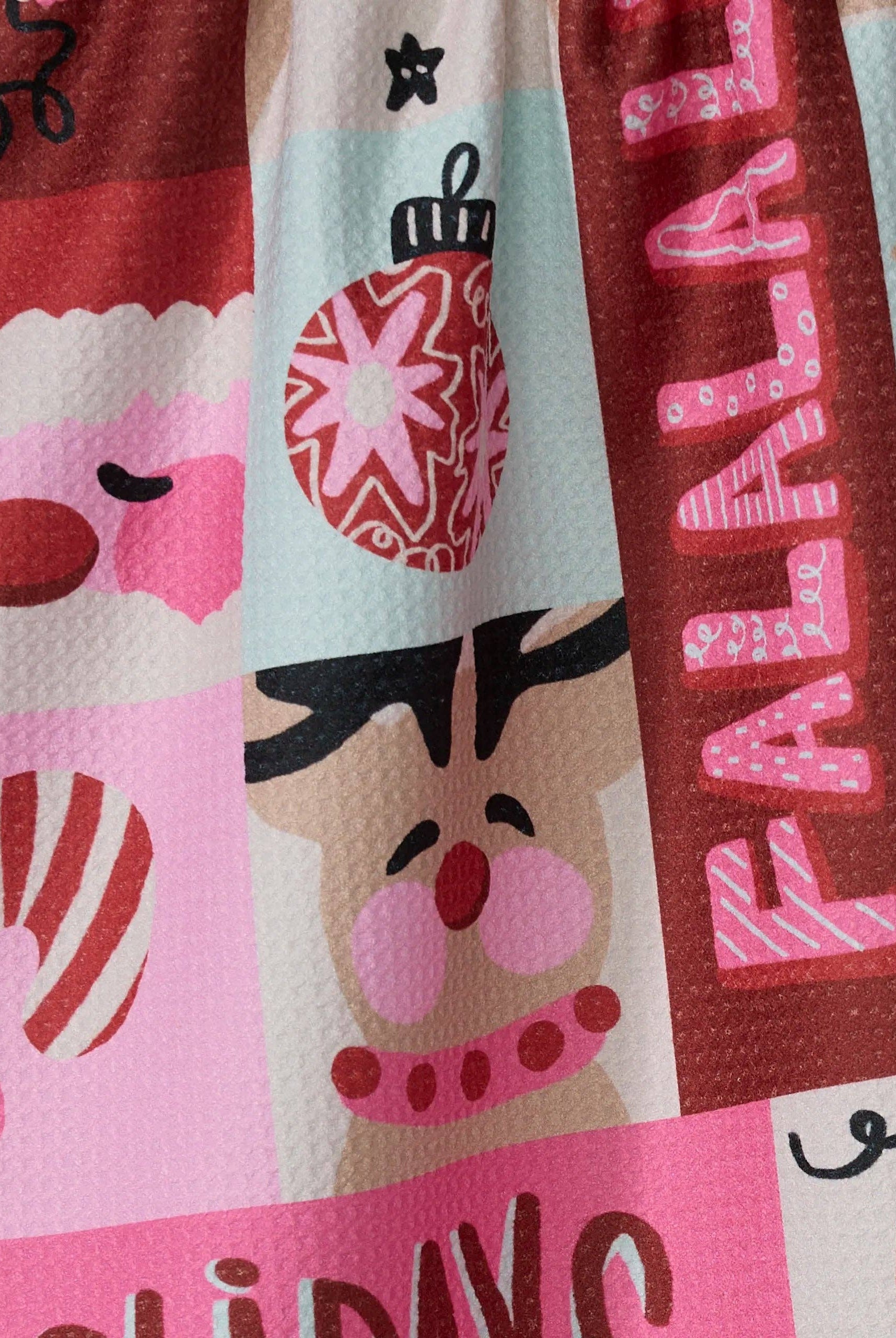 GEOMETRY: Winter Wonder Tea Towel-11- Gift/Home-Geometry-Usher & Co - Women's Boutique Located in Atoka, OK and Durant, OK