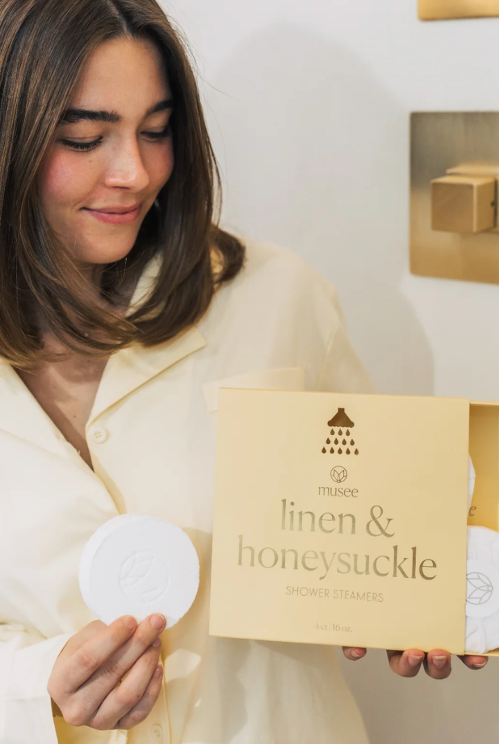 Linen & Honeysuckle Shower Steamers-11- Gift/Home-Musee Wholesale-Usher & Co - Women's Boutique Located in Atoka, OK and Durant, OK