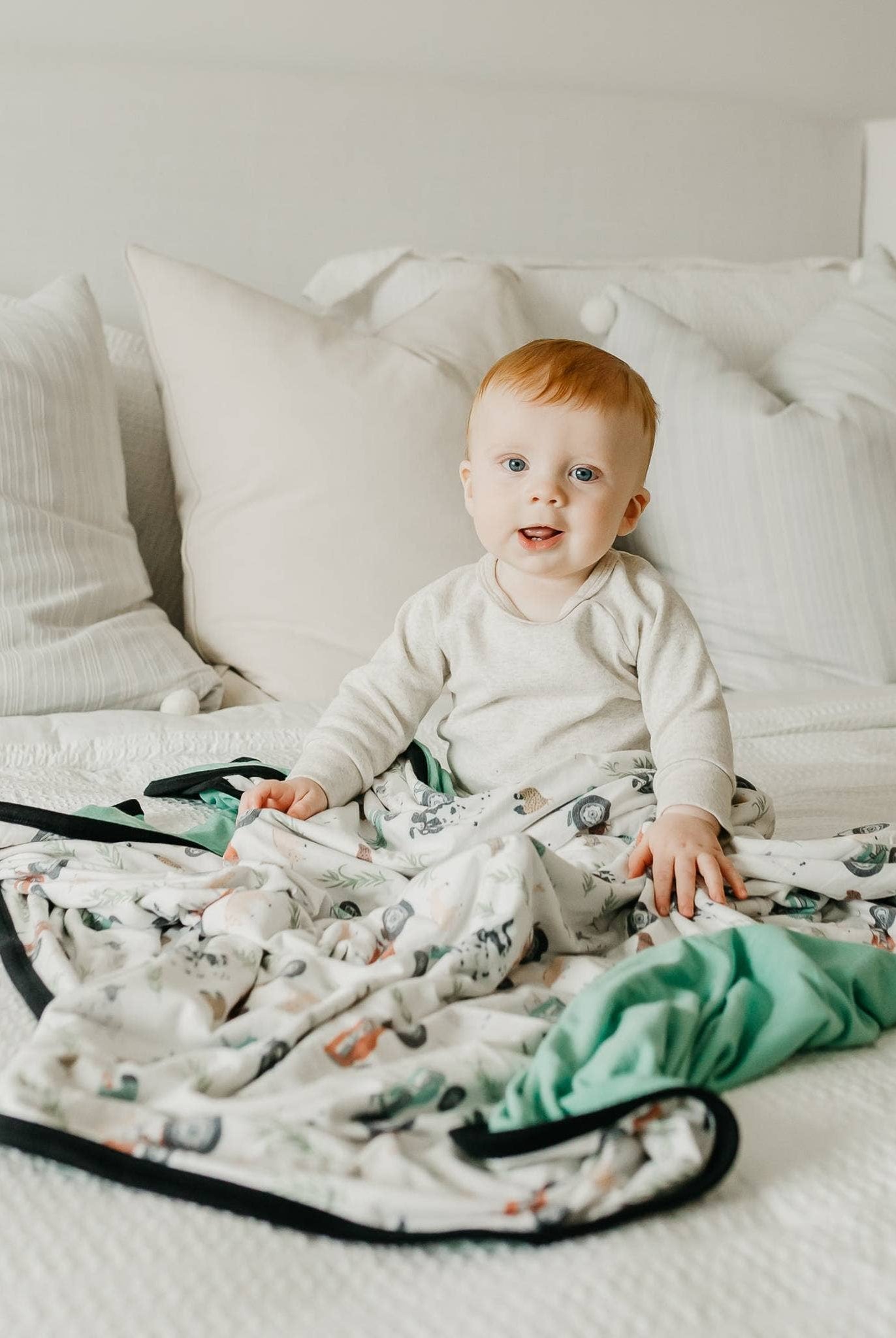 Copper Pearl: Three-Layer Quilt - Jo-12- Baby/Kids/Men-Copper Pearl-Usher & Co - Women's Boutique Located in Atoka, OK and Durant, OK