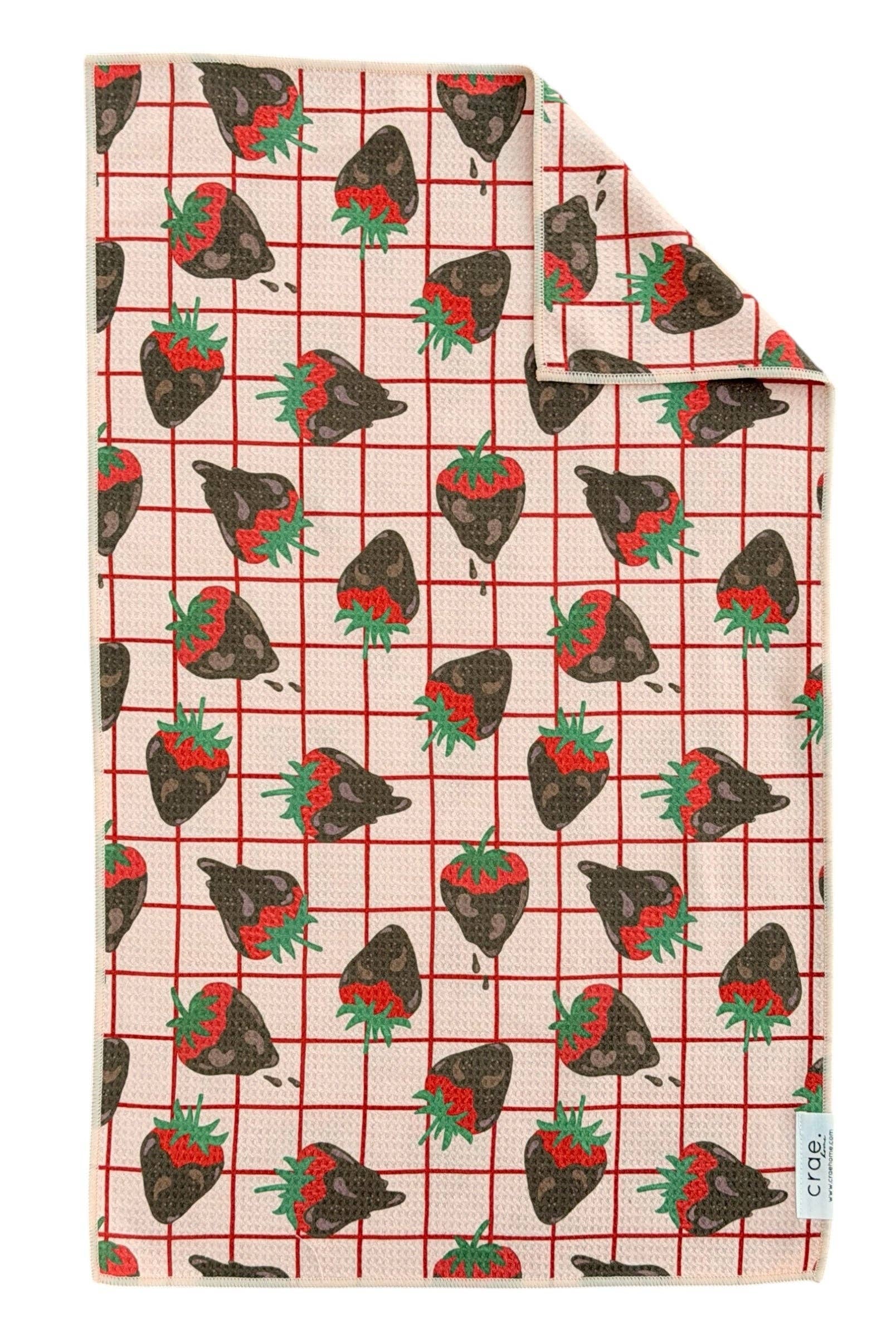 Crae: Double-Sided Hand Towel-Cover Me In Chocolate-11- Gift/Home-Crae.Home-Usher & Co - Women's Boutique Located in Atoka, OK and Durant, OK