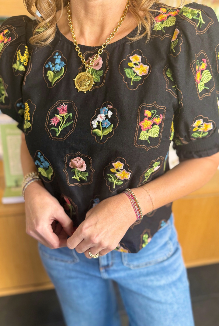 Rosie Blouse-1- Tops-ENTRO-Usher & Co - Women's Boutique Located in Atoka, OK and Durant, OK