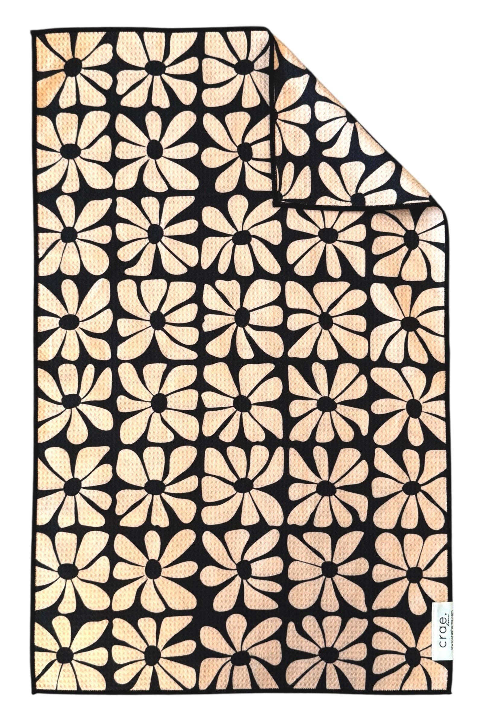 Dark Darling: Double-Sided Hand Towel-11- Gift/Home-Crae.Home-Usher & Co - Women's Boutique Located in Atoka, OK and Durant, OK
