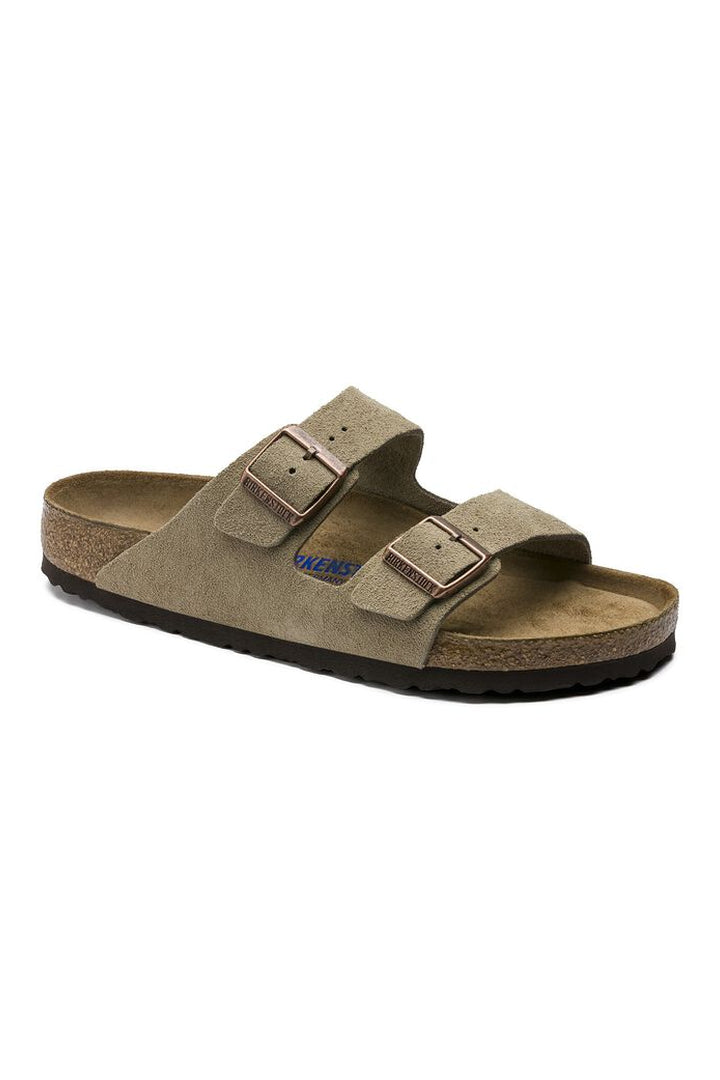 Birkenstock: Arizona SFB - Suede Taupe-9- Shoes-Birkenstock-Usher & Co - Women's Boutique Located in Atoka, OK and Durant, OK