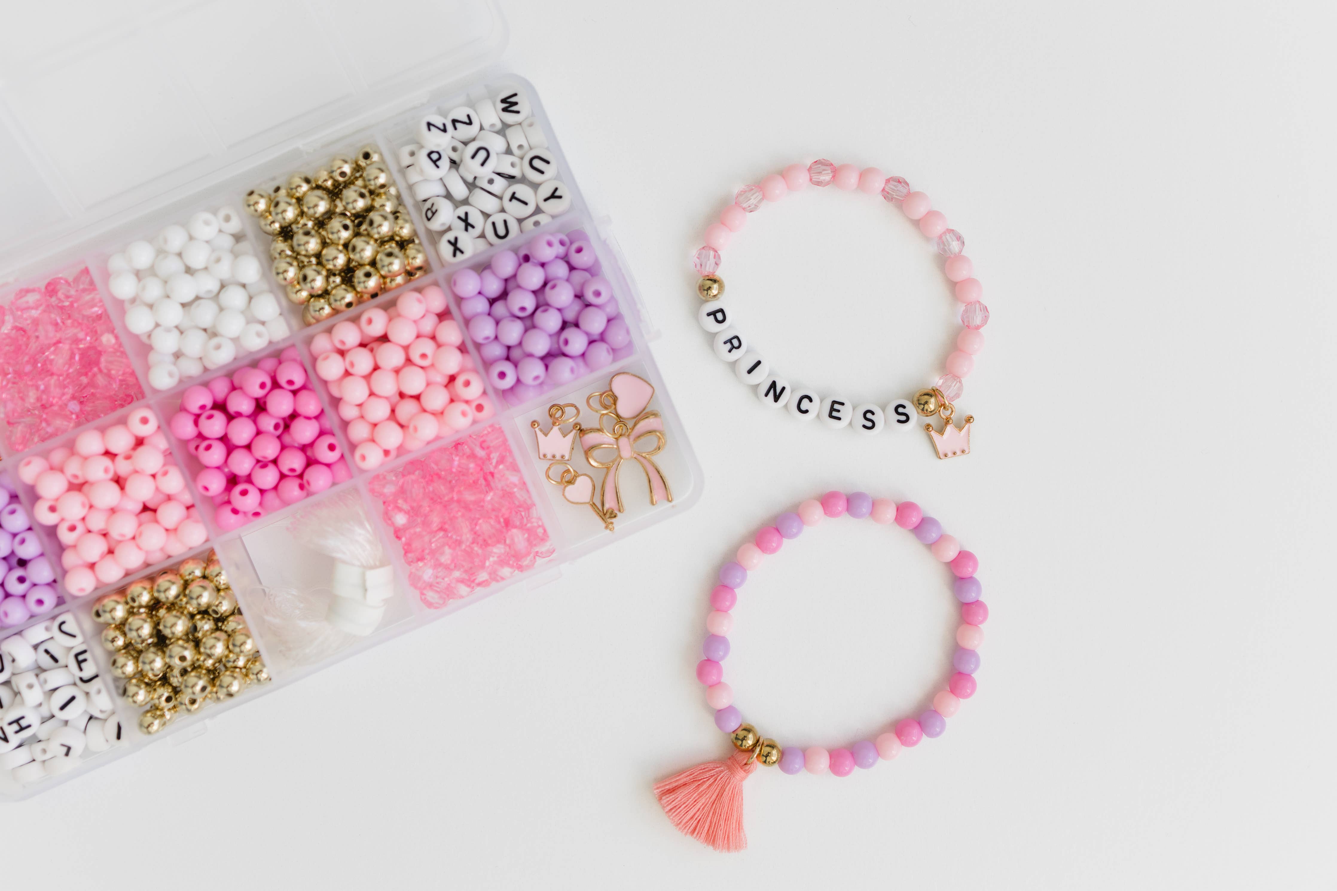 Princess Party Stretchy Bracelet Kit-11- Gift/Home-Stacked Sweetly-Usher & Co - Women's Boutique Located in Atoka, OK and Durant, OK