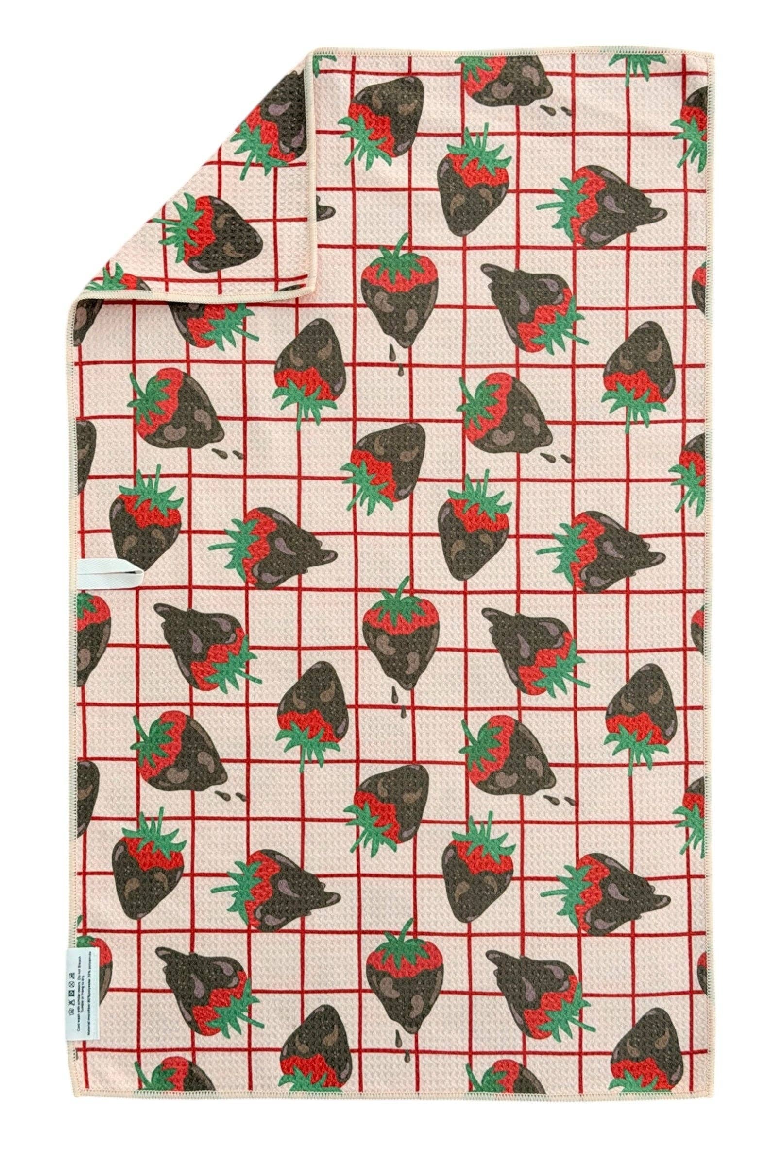 Crae: Double-Sided Hand Towel-Cover Me In Chocolate-11- Gift/Home-Crae.Home-Usher & Co - Women's Boutique Located in Atoka, OK and Durant, OK