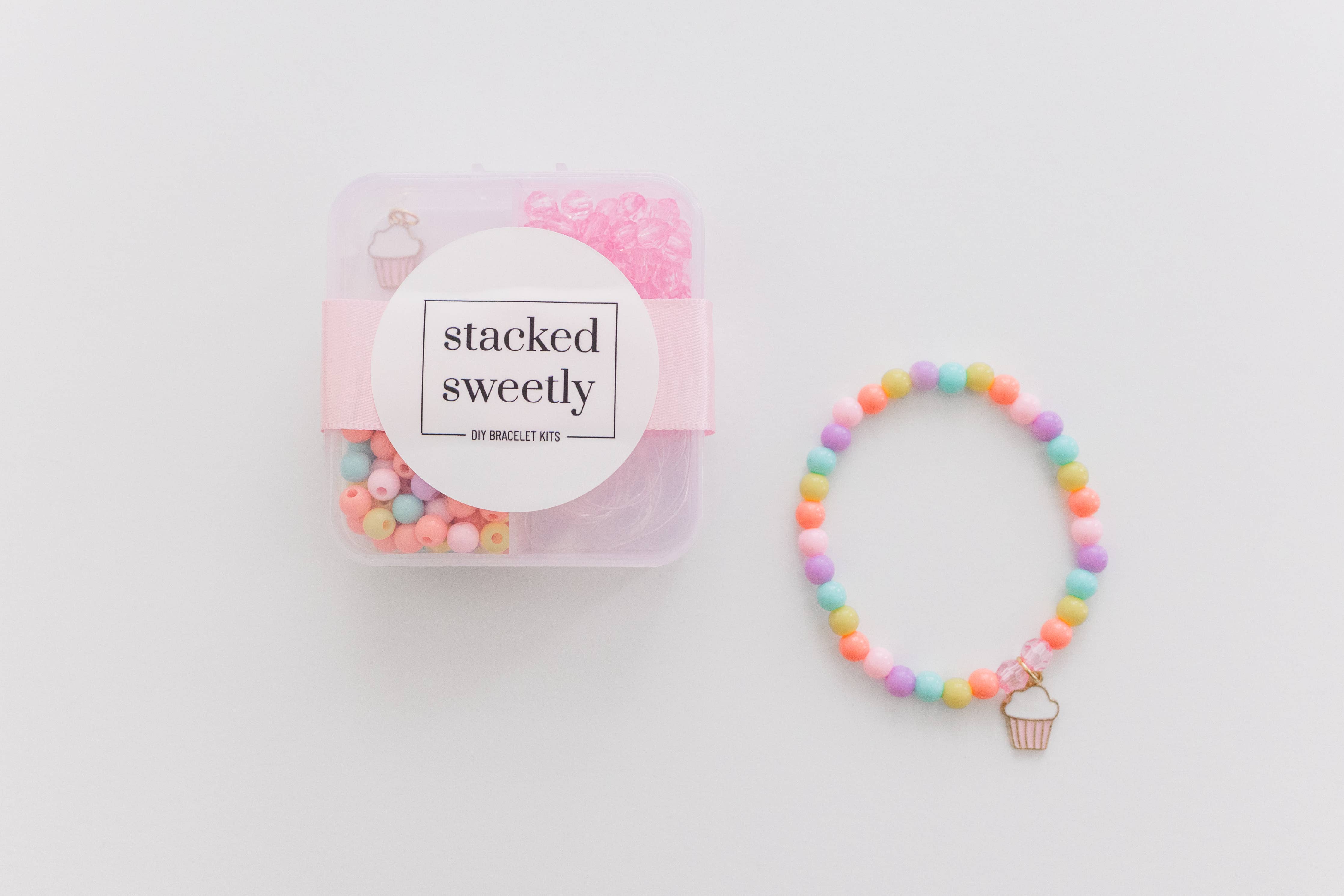 Mini Sweet Treat Bracelet Kit-Birthday Cupcake -11- Gift/Home-Stacked Sweetly-Usher & Co - Women's Boutique Located in Atoka, OK and Durant, OK