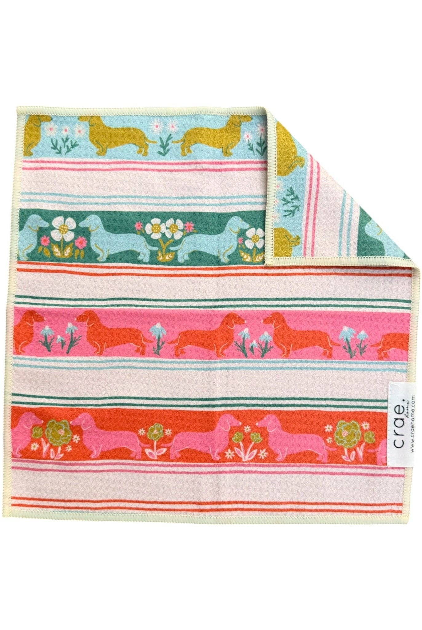 Garden Sausage: Double-Sided Washcloth-11- Gift/Home-Crae.Home-Usher & Co - Women's Boutique Located in Atoka, OK and Durant, OK