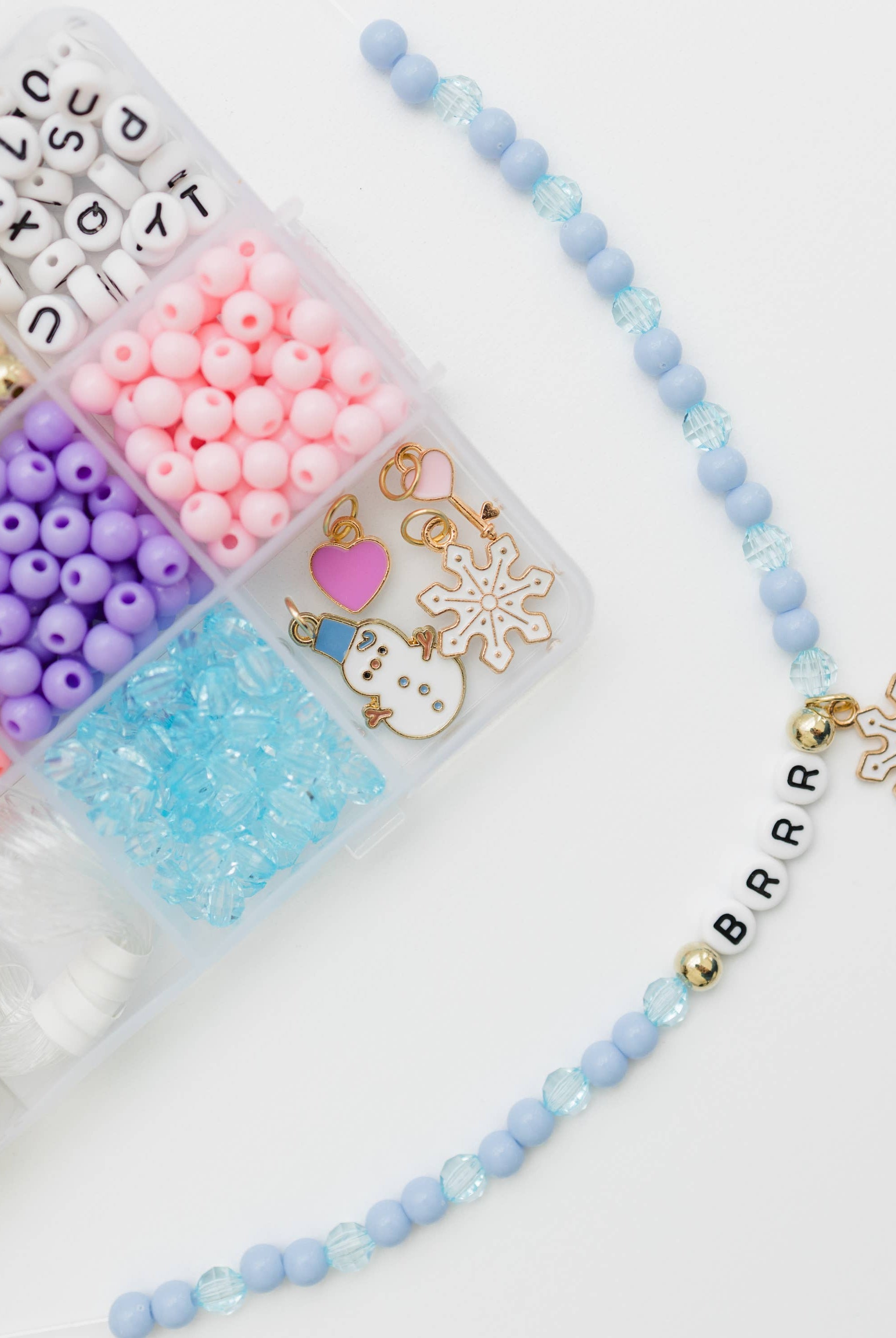 Winter Wonderland Stretchy Bracelet Kit -11- Gift/Home-Stacked Sweetly-Usher & Co - Women's Boutique Located in Atoka, OK and Durant, OK