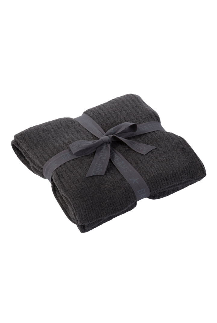 Barefoot Dreams: CozyChic Lite Ribbed Throw-11- Gift/Home-Barefoot Dreams-Usher & Co - Women's Boutique Located in Atoka, OK and Durant, OK