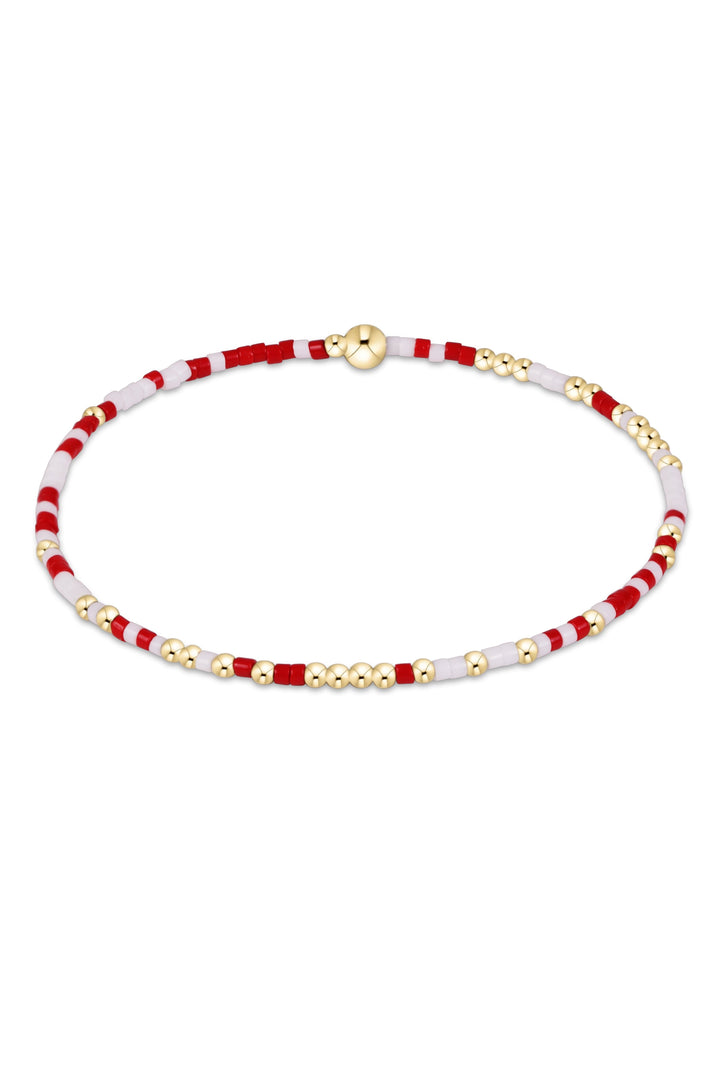 Enewton: Gameday Hope Unwritten Bracelet - Red - White-7- Jewelry-ENEWTON-Usher & Co - Women's Boutique Located in Atoka, OK and Durant, OK