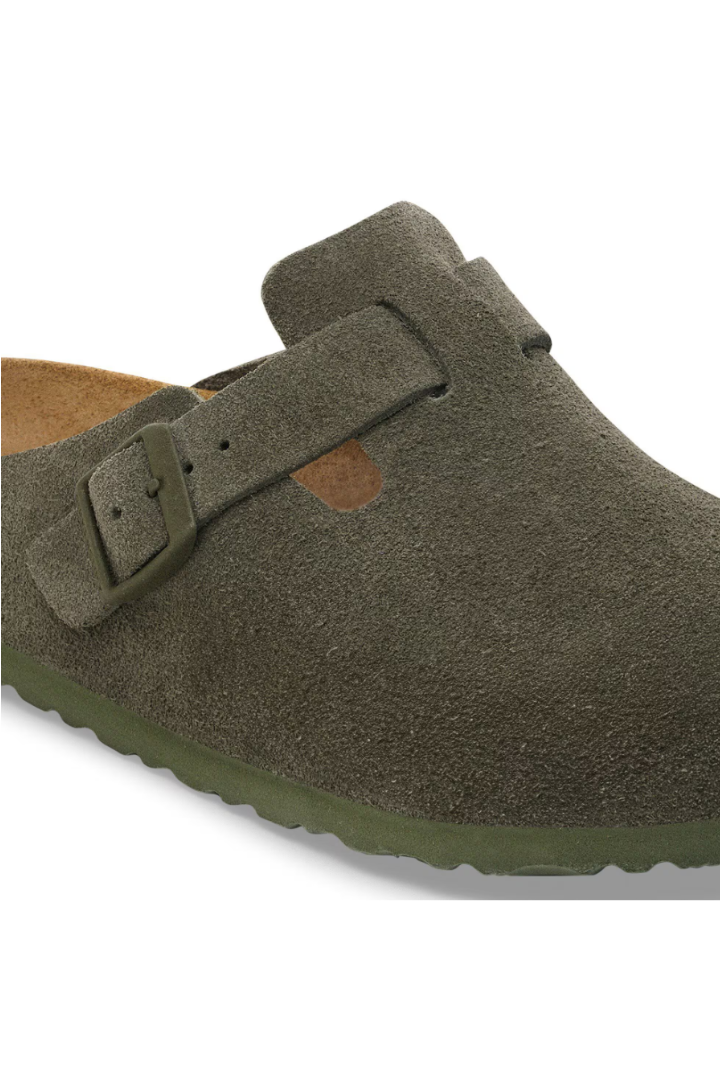 Birkenstock: Boston-Suede Thyme-9- Shoes-BIRKENSTOCK-Usher & Co - Women's Boutique Located in Atoka, OK and Durant, OK