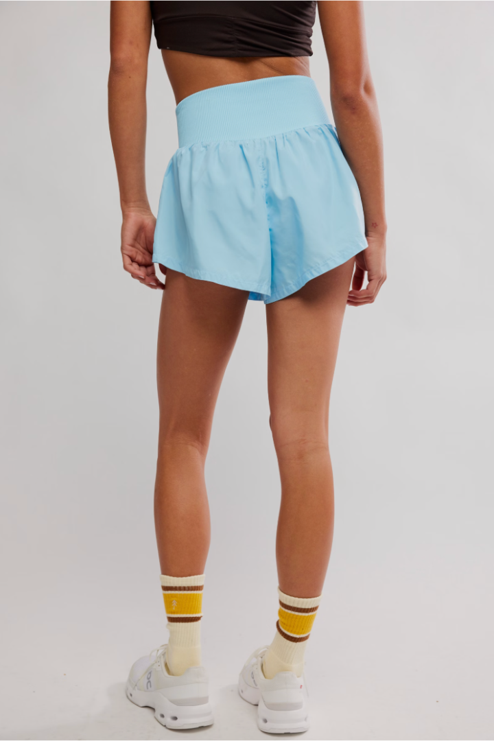 FP Movement: Carpe Diem Shorts-Light Blue-4- Bottoms-Free People Movement-Usher & Co - Women's Boutique Located in Atoka, OK and Durant, OK
