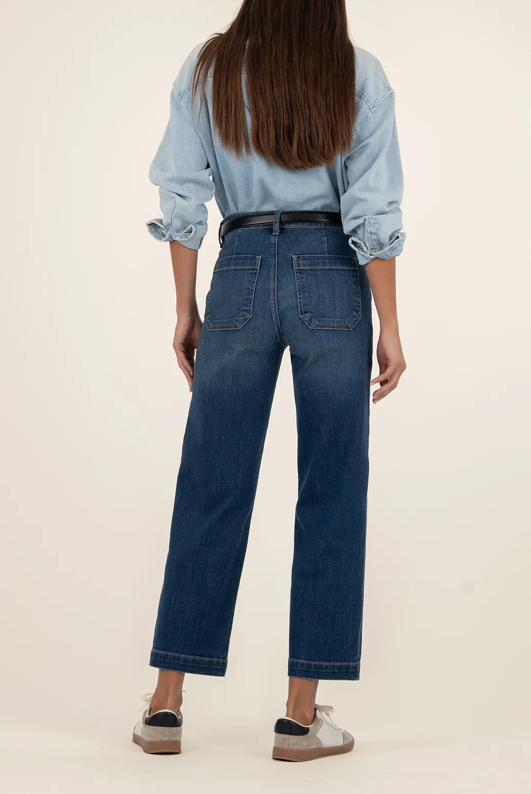 KUT FROM THE KLOTH: Charlotte Jeans-Reflective-5- Denim-KUT FROM THE KLOTH-Usher & Co - Women's Boutique Located in Atoka, OK and Durant, OK