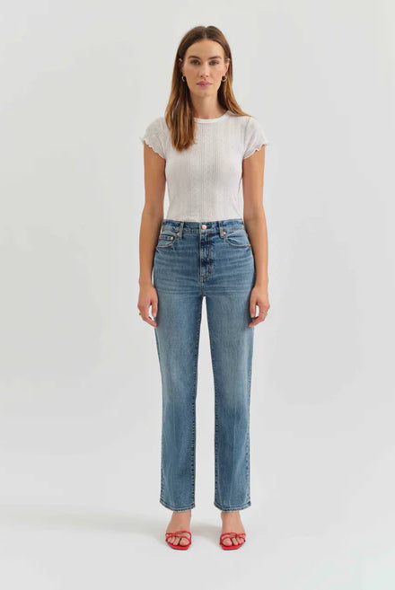 DAZE: Sundaze Vintage Straight-Brooklyn-5- Denim-DAZE-Usher & Co - Women's Boutique Located in Atoka, OK and Durant, OK