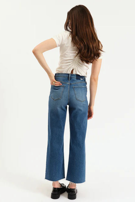 Daze: Pleaser-Indigo Wave-5- Denim-DAZE-Usher & Co - Women's Boutique Located in Atoka, OK and Durant, OK