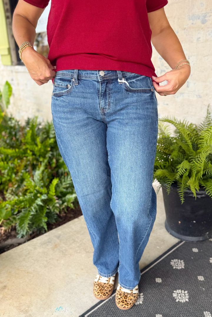 DAZE: Replay Low Rise V-Waist-Almost Home-4- Bottoms-DAZE-Usher & Co - Women's Boutique Located in Atoka, OK and Durant, OK