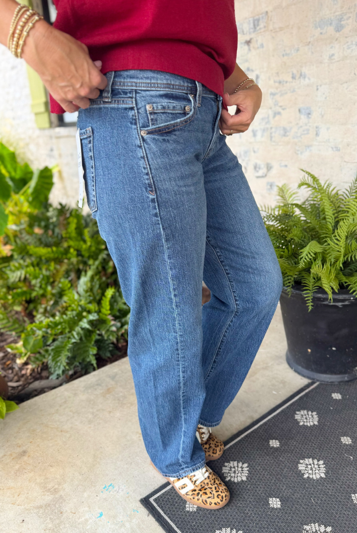 DAZE: Replay Low Rise V-Waist-Almost Home-4- Bottoms-DAZE-Usher & Co - Women's Boutique Located in Atoka, OK and Durant, OK