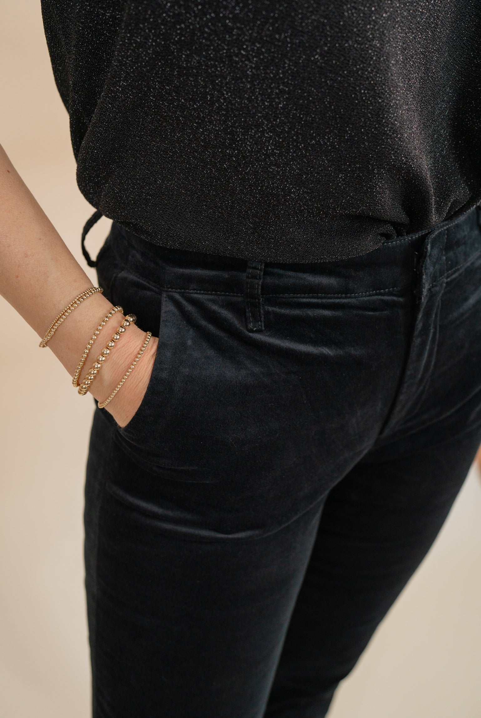 Kut From The Kloth: Elizabeth Velveteen Trouser-14-DISTRESSED-KUT FROM THE KLOTH-Usher & Co - Women's Boutique Located in Atoka, OK and Durant, OK