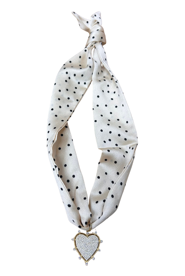 Eloise Closed Heart Burst Scarf Necklace-8- Accessory-VIRTUE-Usher & Co - Women's Boutique Located in Atoka, OK and Durant, OK
