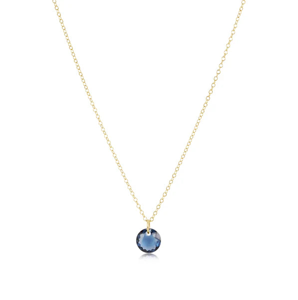 Enewton: 16" Necklace Gold - Reflection Small Charm - Reflection-7- Jewelry-ENEWTON-Usher & Co - Women's Boutique Located in Atoka, OK and Durant, OK