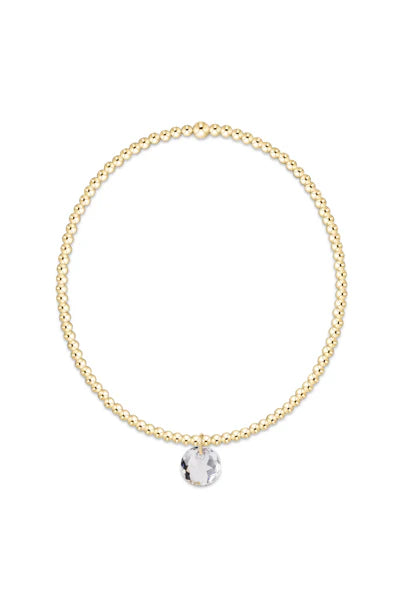 Enewton: Classic Gold 2mm Bracelet - Reflection Small Charm - Reflection-7- Jewelry-Enewton-Usher & Co - Women's Boutique Located in Atoka, OK and Durant, OK