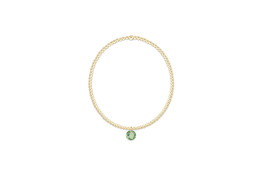 Enewton: Classic Gold 2mm Bracelet - Reflection Small Charm - Reflection-7- Jewelry-ENEWTON-Usher & Co - Women's Boutique Located in Atoka, OK and Durant, OK