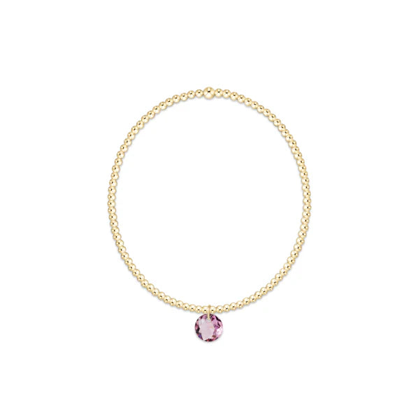 Enewton: Classic Gold 2mm Bracelet - Reflection Small Charm - Reflection-7- Jewelry-ENEWTON-Usher & Co - Women's Boutique Located in Atoka, OK and Durant, OK