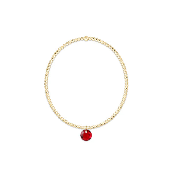 Enewton: Classic Gold 2mm Bracelet - Reflection Small Charm - Reflection-7- Jewelry-ENEWTON-Usher & Co - Women's Boutique Located in Atoka, OK and Durant, OK
