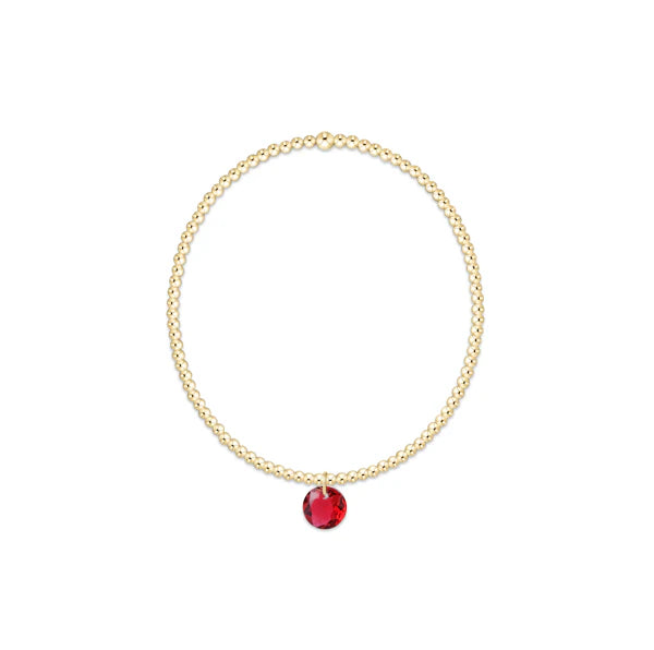 Enewton: Classic Gold 2mm Bracelet - Reflection Small Charm - Reflection-7- Jewelry-ENEWTON-Usher & Co - Women's Boutique Located in Atoka, OK and Durant, OK