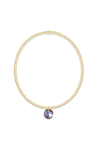 Enewton: Classic Gold 2mm Bracelet - Reflection Small Charm - Reflection-7- Jewelry-Enewton-Usher & Co - Women's Boutique Located in Atoka, OK and Durant, OK