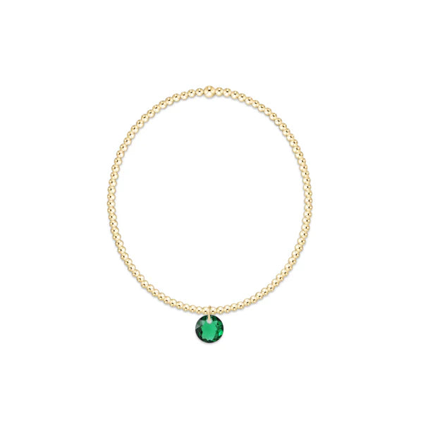 Enewton: Classic Gold 2mm Bracelet - Reflection Small Charm - Reflection-7- Jewelry-ENEWTON-Usher & Co - Women's Boutique Located in Atoka, OK and Durant, OK