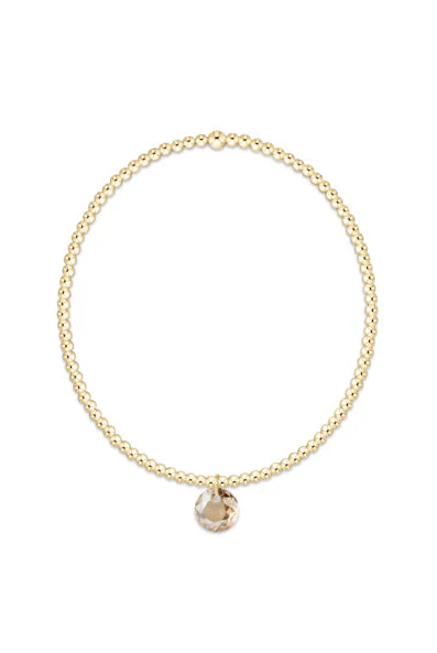 Enewton: Classic Gold 2mm Bracelet - Reflection Small Charm - Reflection-7- Jewelry-Enewton-Usher & Co - Women's Boutique Located in Atoka, OK and Durant, OK