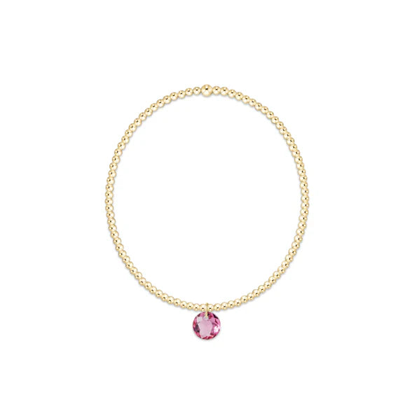 Enewton: Classic Gold 2mm Bracelet - Reflection Small Charm - Reflection-7- Jewelry-ENEWTON-Usher & Co - Women's Boutique Located in Atoka, OK and Durant, OK