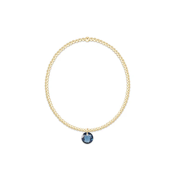 Enewton: Classic Gold 2mm Bracelet - Reflection Small Charm - Reflection-7- Jewelry-ENEWTON-Usher & Co - Women's Boutique Located in Atoka, OK and Durant, OK