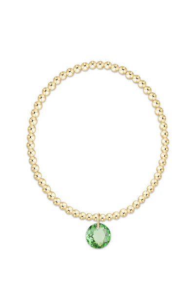 Enewton: Classic Gold 3mm Bracelet - Reflection Charm - Reflection-7- Jewelry-Enewton-Usher & Co - Women's Boutique Located in Atoka, OK and Durant, OK