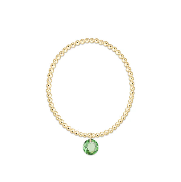 Enewton: Classic Gold 3mm Bracelet - Reflection Charm - Reflection-7- Jewelry-ENEWTON-Usher & Co - Women's Boutique Located in Atoka, OK and Durant, OK