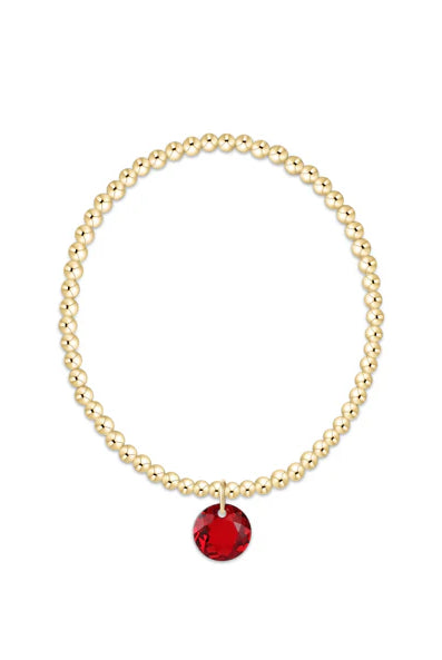 Enewton: Classic Gold 3mm Bracelet - Reflection Charm - Reflection-7- Jewelry-Enewton-Usher & Co - Women's Boutique Located in Atoka, OK and Durant, OK