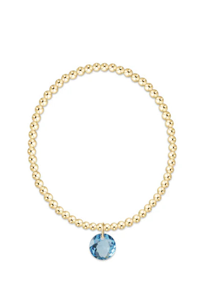 Enewton: Classic Gold 3mm Bracelet - Reflection Charm - Reflection-7- Jewelry-Enewton-Usher & Co - Women's Boutique Located in Atoka, OK and Durant, OK
