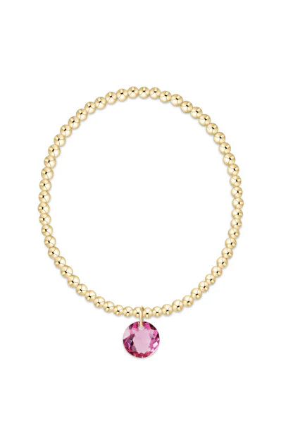 Enewton: Classic Gold 3mm Bracelet - Reflection Charm - Reflection-7- Jewelry-Enewton-Usher & Co - Women's Boutique Located in Atoka, OK and Durant, OK