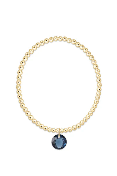 Enewton: Classic Gold 3mm Bracelet - Reflection Charm - Reflection-7- Jewelry-Enewton-Usher & Co - Women's Boutique Located in Atoka, OK and Durant, OK
