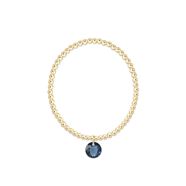 Enewton: Classic Gold 3mm Bracelet - Reflection Charm - Reflection-7- Jewelry-ENEWTON-Usher & Co - Women's Boutique Located in Atoka, OK and Durant, OK